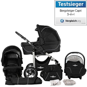 Bergsteiger Capri Kinderwagen 3 in 1 Set Kombikinderwagen