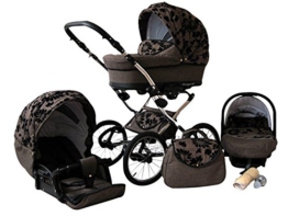 Lux4kids retro kinderwagen 3 in 1