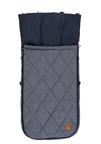 Kaiser 6574772 Sommer-Kinderwagen-Fußsack"Nikko Melange", blau - 1