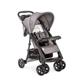 Hauck Shopper Neo II Buggy bis 25 kg mit Liegefunktion ab Geburt, klein zusammenfaltbar, Einhand-Faltmechanismus, leicht, 2 Getränkehalter, großer Korb, pooh cuddles - 1